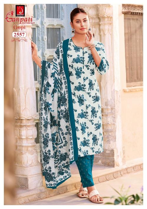 Ganpati gopi vol 16 chanderi dress material wholesale surat